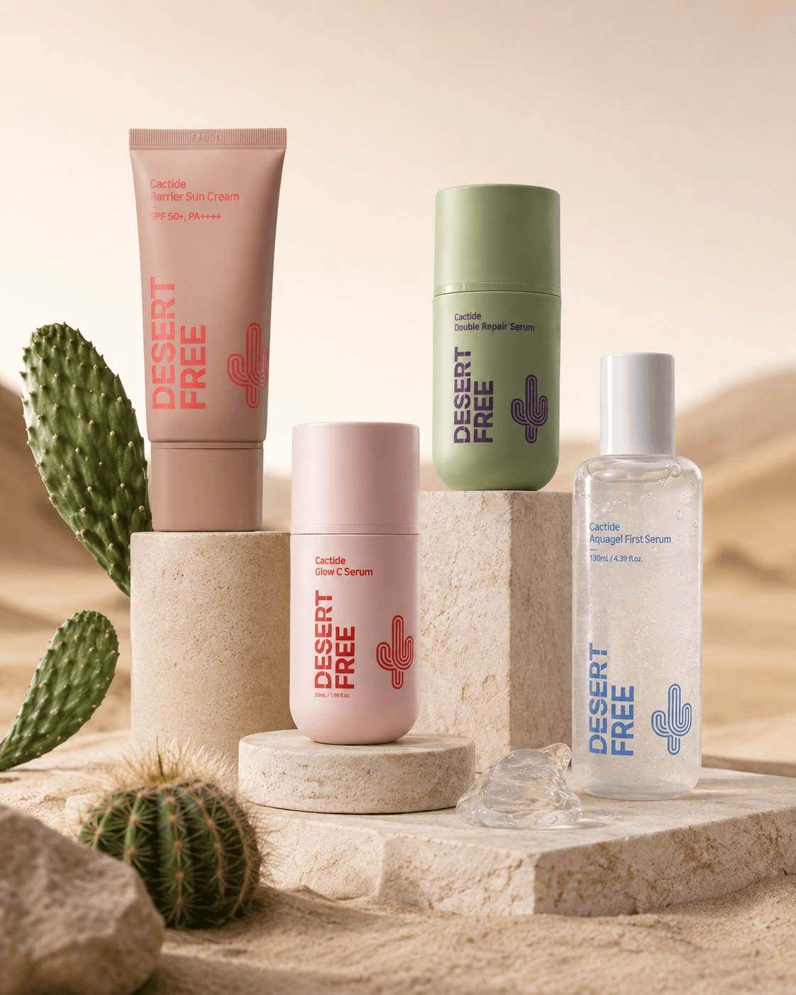 DESERT FREE — a natural derma skincare brand powered by Captide