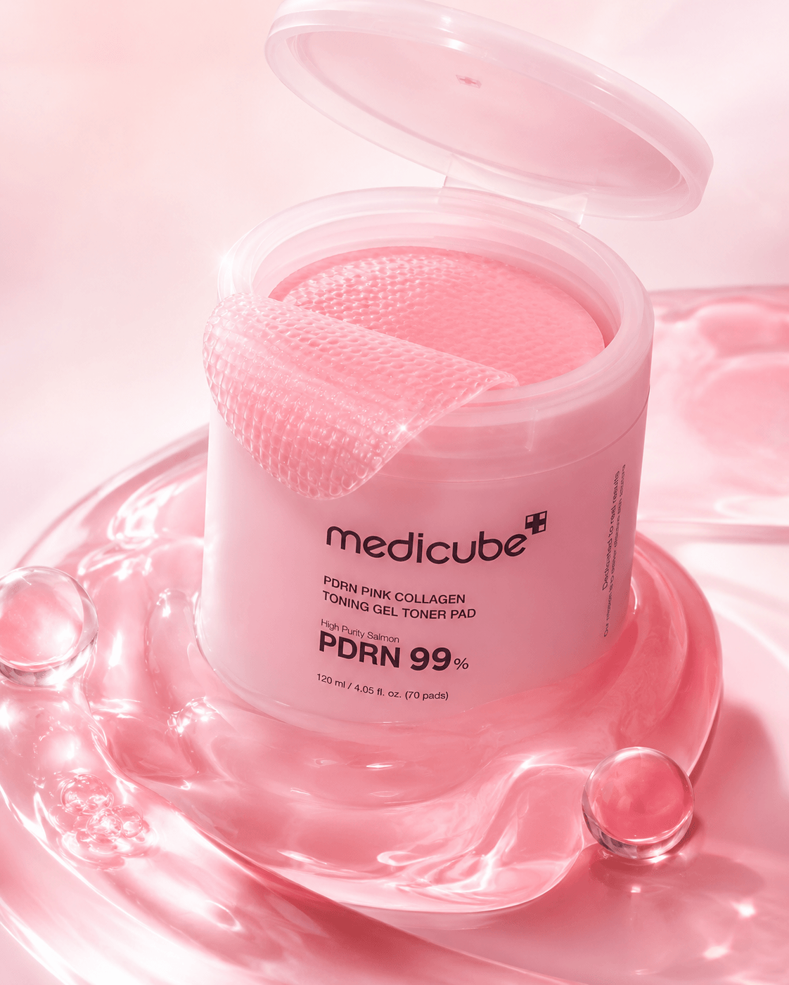PDRN Pink Toning Gel Toner Pad (70ea)