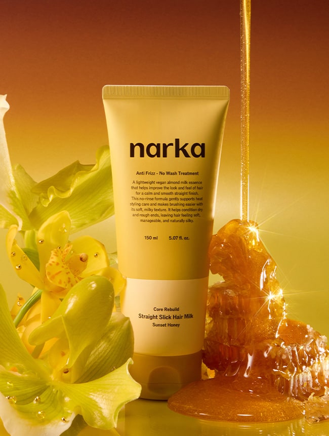 Core Rebuild Straight Slick Hair Milk #Sunset Honey 150ml